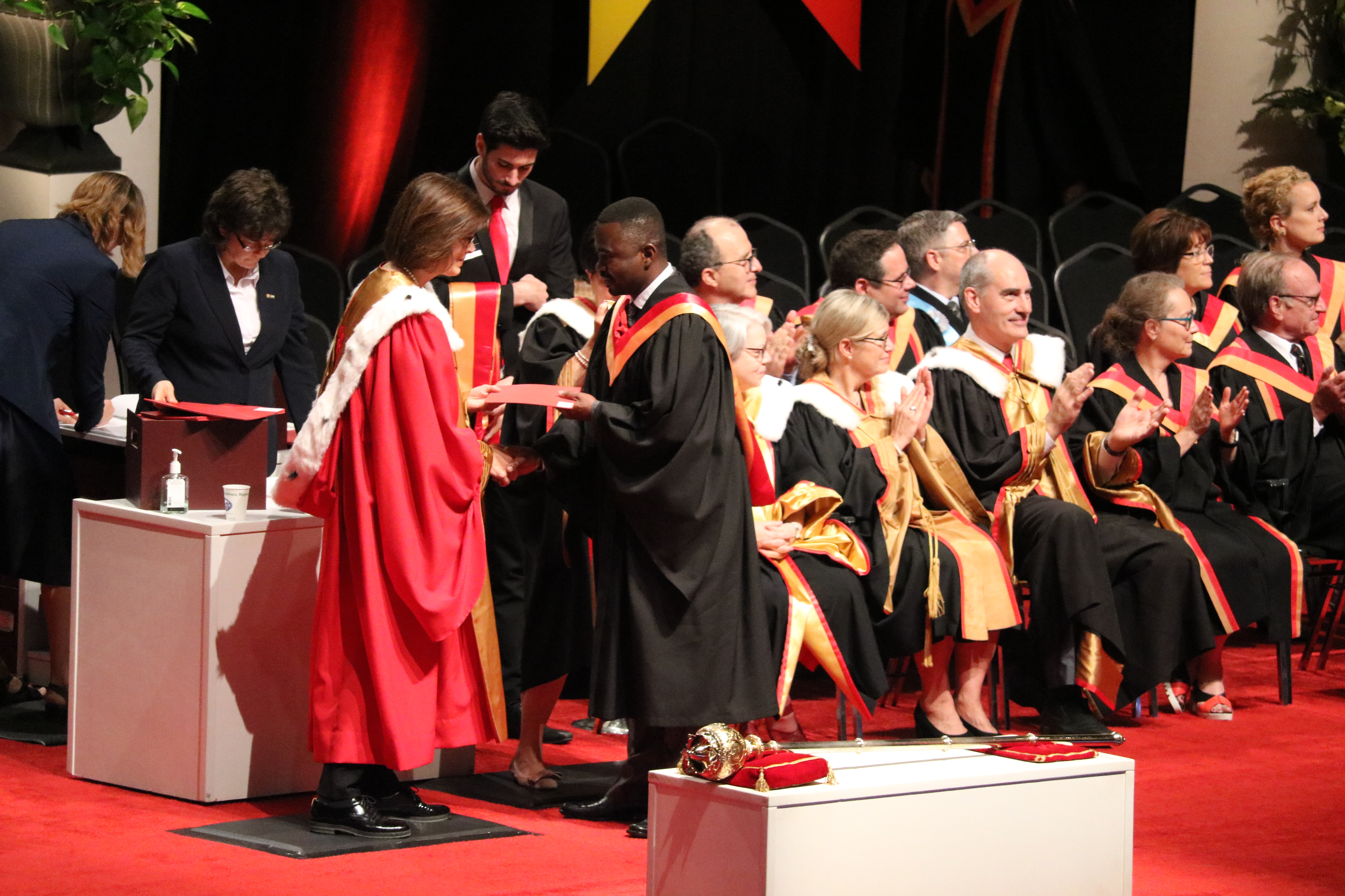 Photossouvenirs de la collation des grades